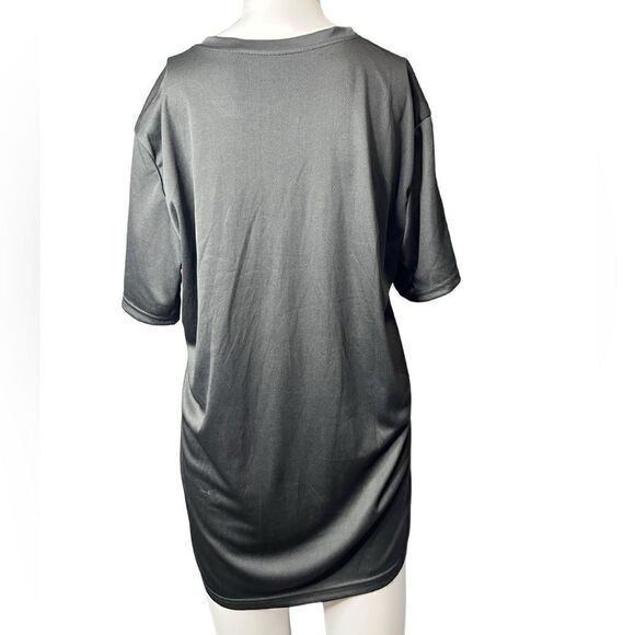 Reale Essentials Athletic V Neck Short Sleeve Shirt Black Large - Picture 2 of 2